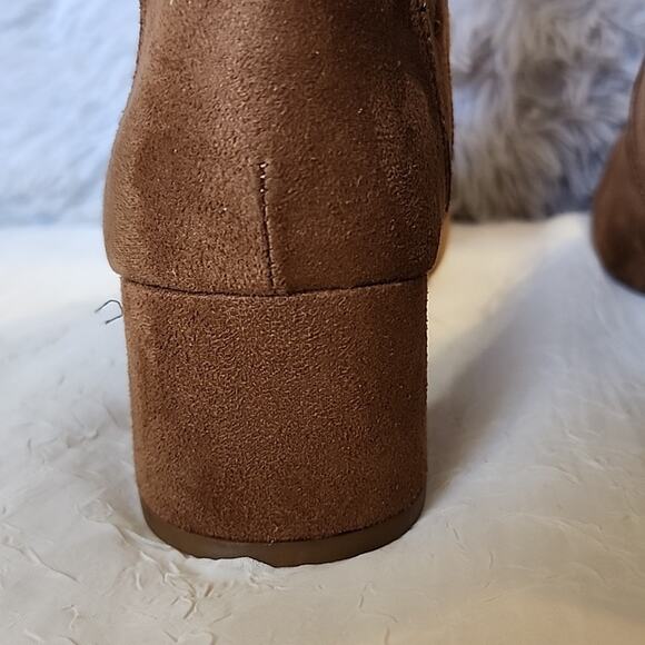 Kenneth Cole Reaction Women's Road Stretch Cognac Dress Booties Size 9 - Picture 10 of 16